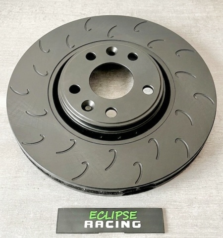 Dischi freno sportivi ANTERIORI 320x28mm, disegno baffato Clio 4 RS - Img 2