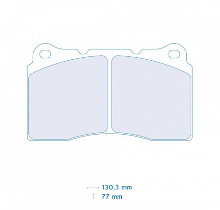 Pastiglie freno Carbone Lorraine RC5+ / RC6 / RC8 / RC8-R (anteriori) LANCER EVO 5/6/7/8/9/10