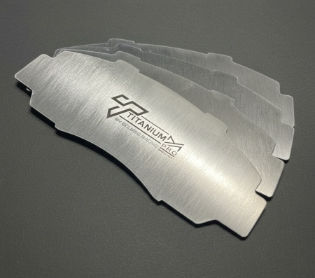 Titanium-PRO Schermature in titanio pastiglie freno Honda Integra Type R DC2 (anteriori) - Img 4
