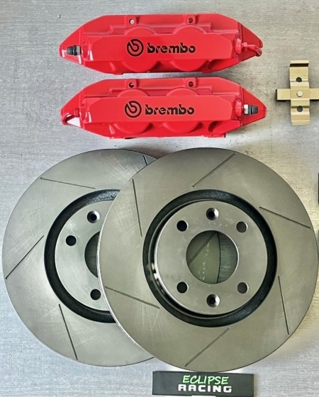 Impianto frenante Brembo 283mm Citroen/Peugeot con pinza Clio 3 RS - Img 3
