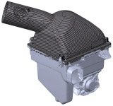 Airbox cassa filtro aria superiore Forge in carbonio Yaris GR - Img 4