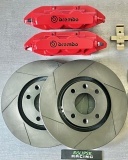Impianto frenante Brembo 283mm Citroen/Peugeot con pinza Clio 3 RS - Img 3