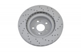 Dischi freno anteriori forati 312x28mm Clio 3 (R.S. PERFORMANCE) - Img 2