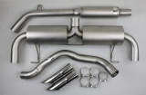 Linea di scarico catback 63mm inox Clio 3 RS 197 (fase 1)