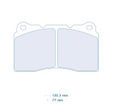 Titanium-PRO Schermature in titanio pastiglie freno LANCER EVO 5 6 7 8 9 10 (anteriori) - Img 4