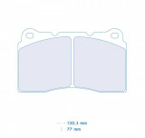 Pastiglie freno Carbone Lorraine RC5+ / RC6 / RC8 / RC8-R (anteriori) LANCER EVO 5/6/7/8/9/10