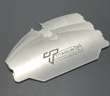 Titanium-PRO Schermature in titanio pastiglie freno Clio 2 RS (anteriori)