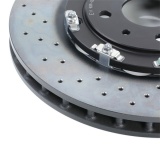 Dischi freno compositi su campana ANTERIORI 305x28mm, disegno forato 500 595 695 Abarth (Impianto Brembo) - Img 3