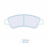 Pastiglie freno Carbone Lorraine (anteriori) C2 1.6 VTS (Impianto BOSCH)