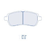Pastiglie freno Carbone Lorraine (anteriori) SWIFT V (incl. Sport)