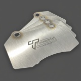 Titanium-PRO Schermature in titanio pastiglie freno Megane 2 RS (anteriori)