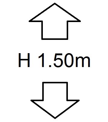Perdele inaltime (H) 1.50m