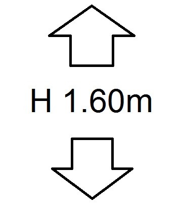 Perdele inaltime (H) 1.60m