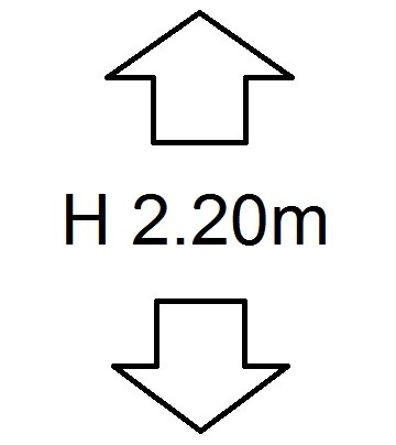 Perdele inaltime (H) 2.20m