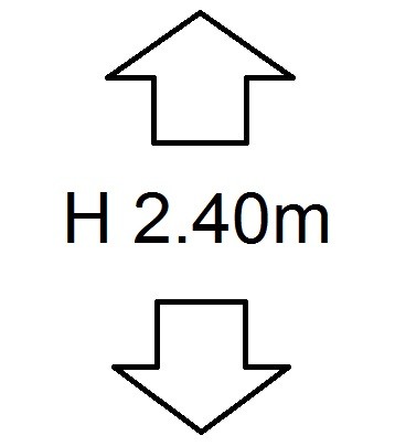 Perdele inaltime (H) 2.40m