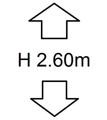 Perdele inaltime (H) 2.60m