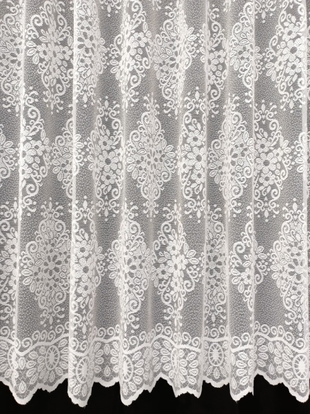 Perdea, model 4035, alb, H 2.40 - Img 6