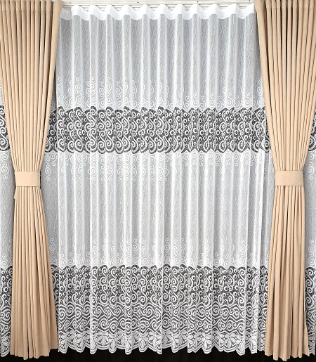 Set perdea + draperii, model 51257-03 - Img 4