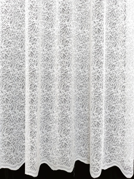Perdea, model 51334, alb, H 1.80 - Img 2