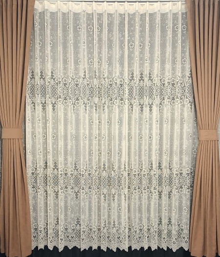 Perdea, model 051259, crem, H 2.40 - Img 3