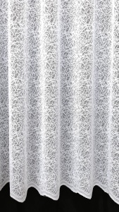 Perdea, model 51334, alb, H 2.40 - Img 5