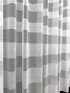Perdea, model 60506, alb, H 2.40 - Img 3