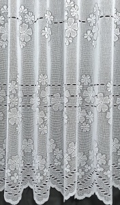 Perdea, model 60622, alb, H 240 - Img 2