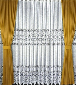 Set perdea + draperii, model 51262-47