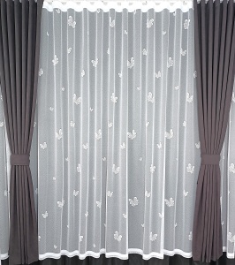 Set perdea + draperii, model 751060-33