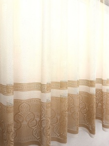 Perdea, model 05876K, crem, H 2.40 - Img 4