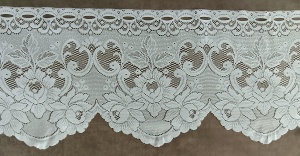 Perdea, model 5464, alb, H 0.30 - Img 3