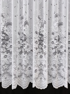 Perdea, model 5494, alb, H 2.40 - Img 5