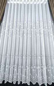 Perdea, model 60622, alb, H 240 - Img 3