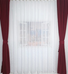 Set perdea + draperii, model 75496-25 - Img 7