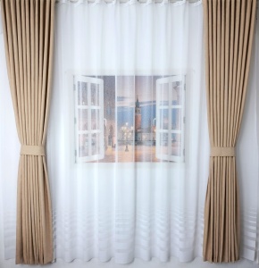 Set perdea + draperii, model 5112-03
