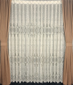 Perdea, model 051259, crem, H 2.40 - Img 3