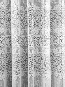 Perdea, model 60604, alb, H 180 - Img 6