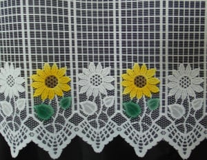 Set floarea soarelui alb, la bucata Model 51136 Siretul Pascani E