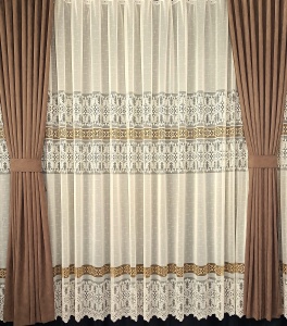Perdea, model 05013 K, crem, H 2.40