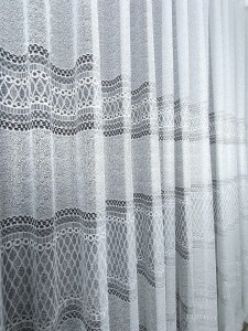 Perdea, model 60013, alb, H 2.40 - Img 5