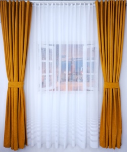 Set perdea + draperii, model 5112-47