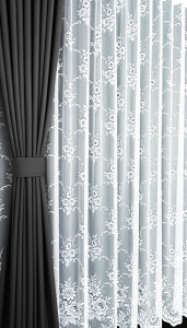 Set perdea + draperii, model 5988-33
