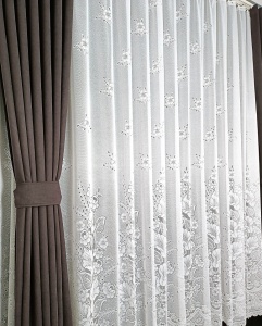Set perdea + draperii, model 75496-33
