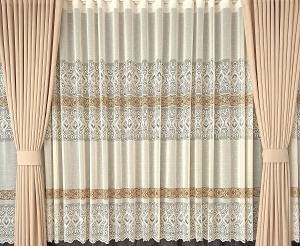 Perdea, model 05011K, CREM, H 1.80