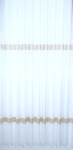 Perdea, model 5011K,alb, H 1.80 - Img 2