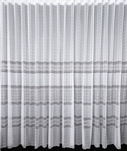 Perdea, model 60013, alb, H 2.40