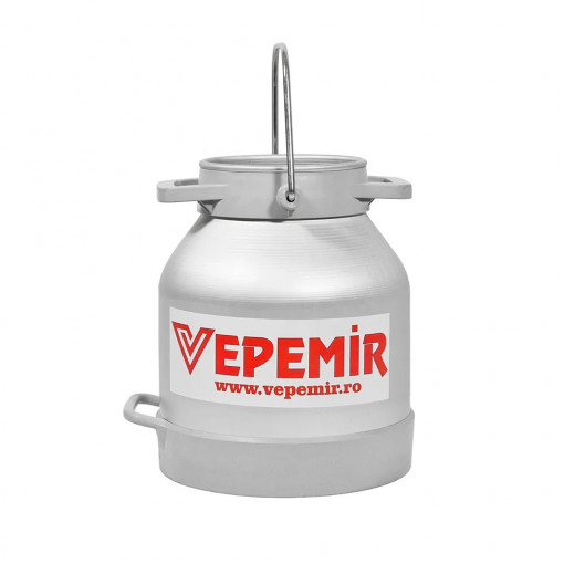 Bidon colectare VEPEMIR, din Aluminiu, capacitate 20 litri, cu manere