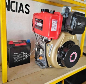 Motor Diesel Kama 15 Cp pornire la cheie ax pana 25,5 mm - Img 5