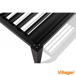 Pergola pentru gradina VILLAGER Green Bay 078504, 3 x 4 x 2.3 m, structura aluminiu - Img 6