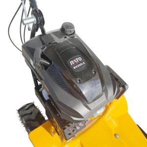 Tocator vegetatie DKD SGP400 motor RATO 6.5 CP benzina latime lucru 55 cm roti cauciuc 4.00-8" - Img 2
